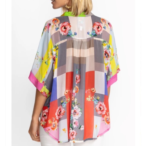 Johnny Was Block Lynn Shirt size XS - Picture 10 of 11